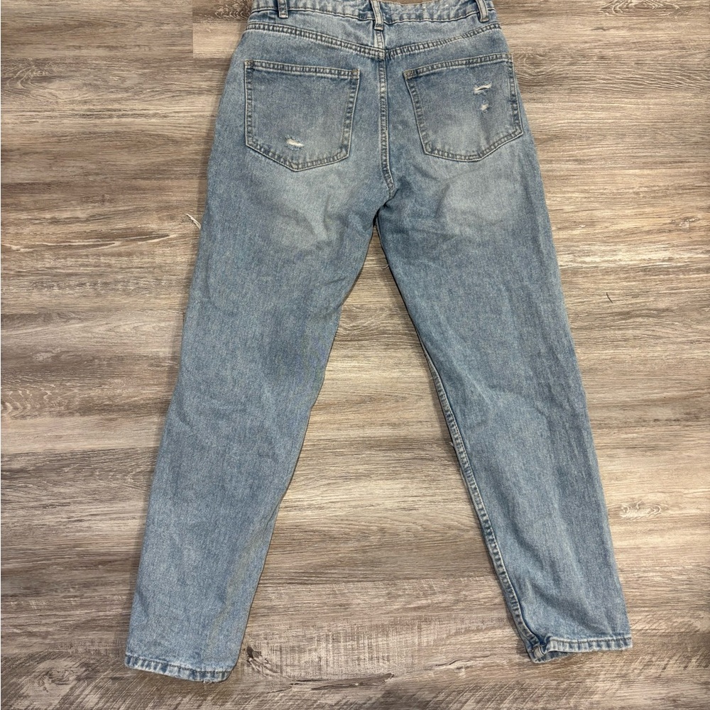 Distressed Blue Ripped Jeans - Picture 2 of 2